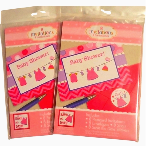 NEW It's a Girl Baby Shower Bundle - 148 Pieces ☆$50 Retail Value☆ - Picture 2 of 16